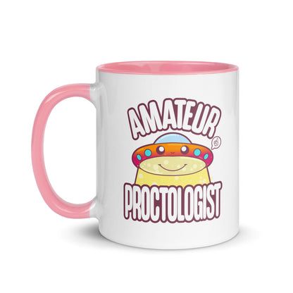 AMATEUR PROCTOLOGIST - Mug with Color Inside - ChubbleGumLLC