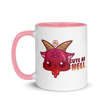 CUTE AS HELL - Mug with Color Inside