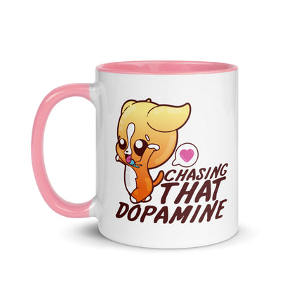 CHASING THAT DOPAMINE - Mug with Color Inside