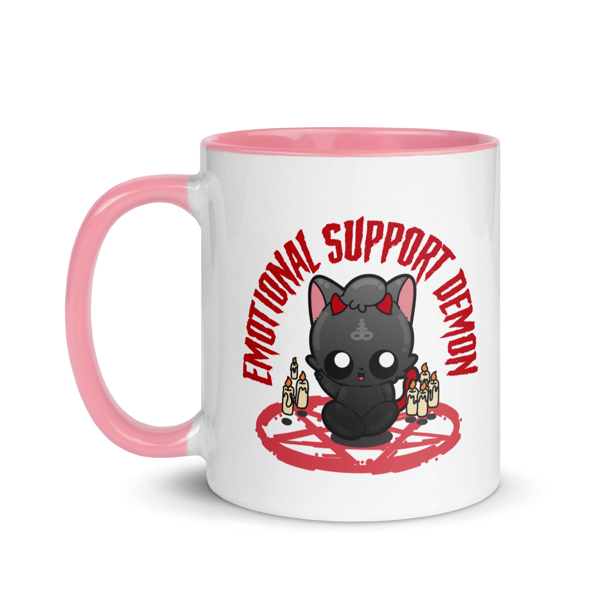 EMOTIONAL SUPPORT DEMON - Mug with Color Inside