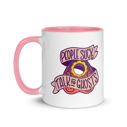 PEOPLE SUCK - Mug with Color Inside