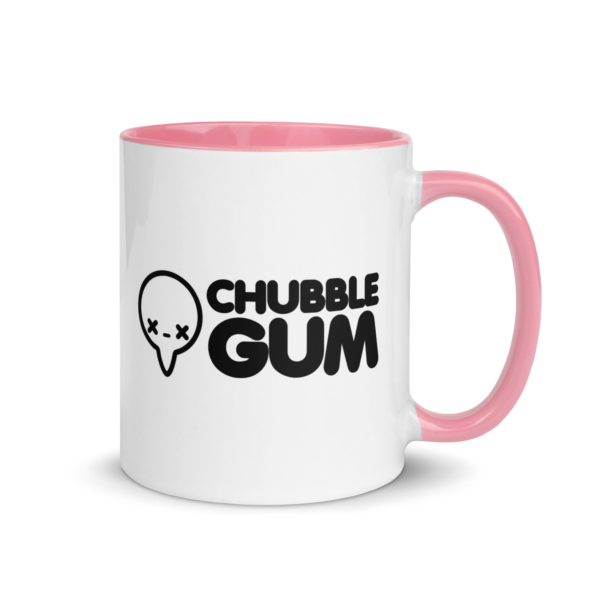 JUST GET HAPPY STUPID - Mug With Color Inside - ChubbleGumLLC