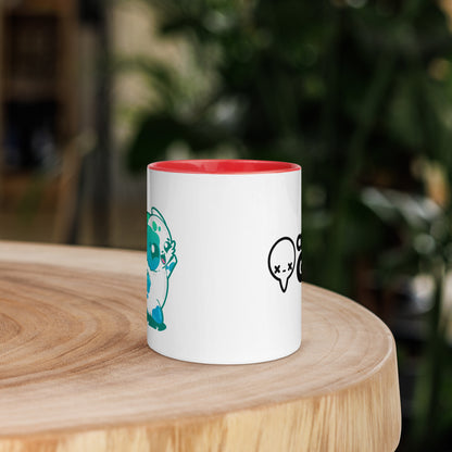 ON MY WAY TO MESS THINGS UP - Mug with Color Inside - ChubbleGumLLC