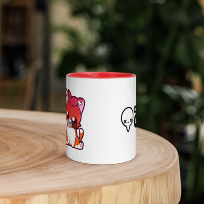 FLUFF AROUND AND FIND OUT - Mug with Color Inside - ChubbleGumLLC