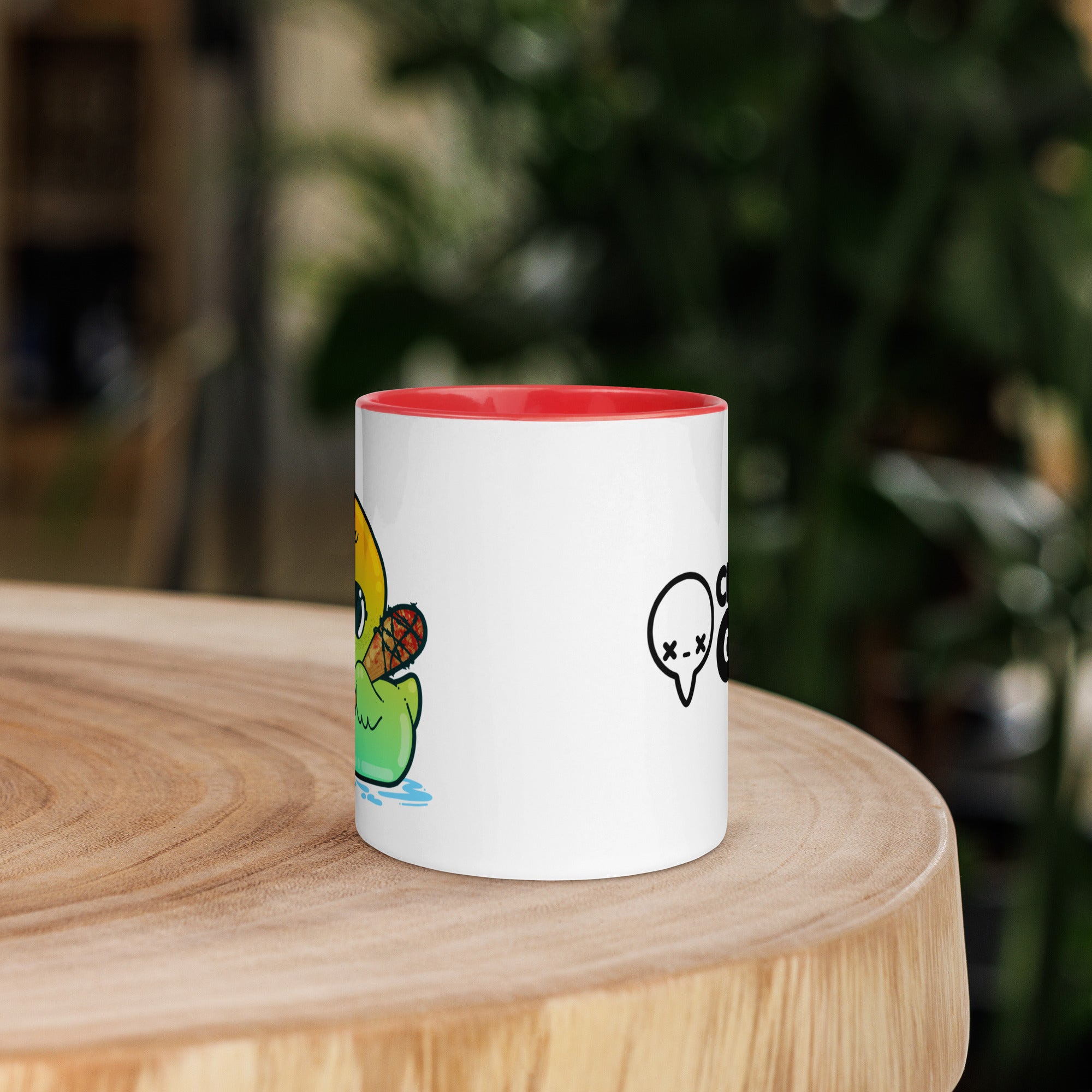 DUCK AROUND AND FIND OUT - Mug with Color Inside - ChubbleGumLLC