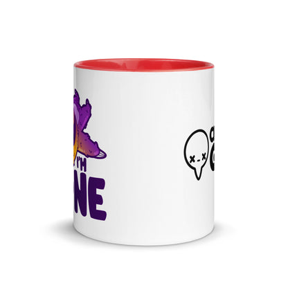 IM DONE - Mug With Color Inside - ChubbleGumLLC