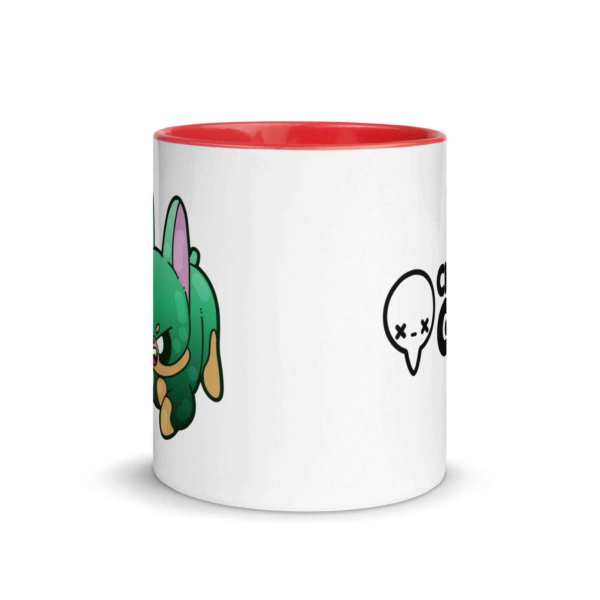 ALL BITE ZERO BARK - Mug with Color Inside - ChubbleGumLLC