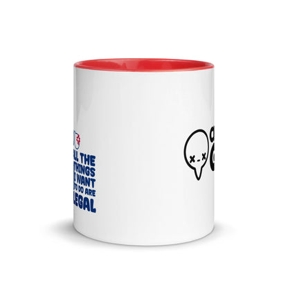 ALL THE THINGS - Mug with Color Inside