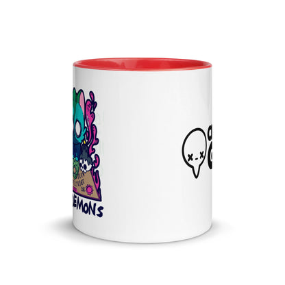 LETS SUMMON DEMONS - Mug with Color Inside