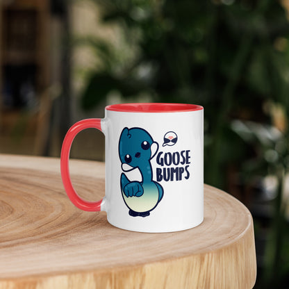 GOOSE BUMPS - Mug with Color Inside - ChubbleGumLLC