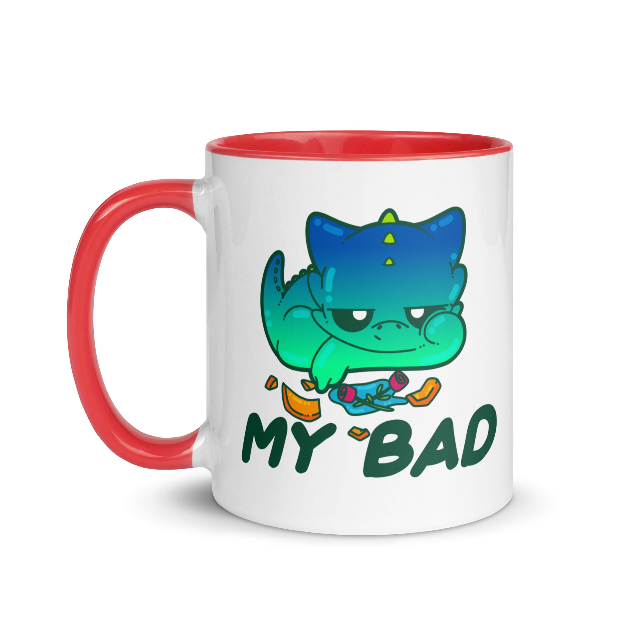 MY BAD - Mug with Color Inside - ChubbleGumLLC