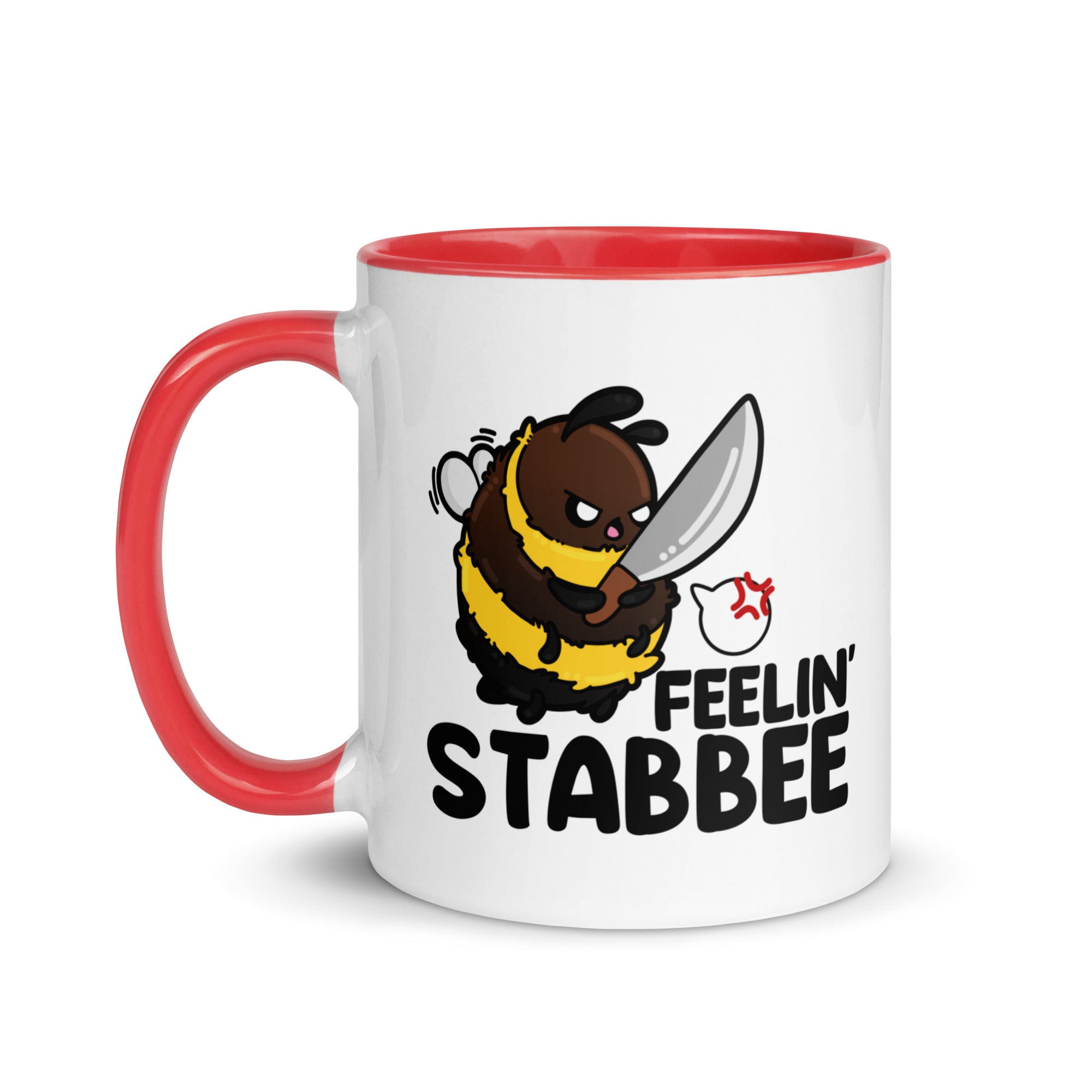 FEELIN STABBEE - Mug with Color Inside - ChubbleGumLLC