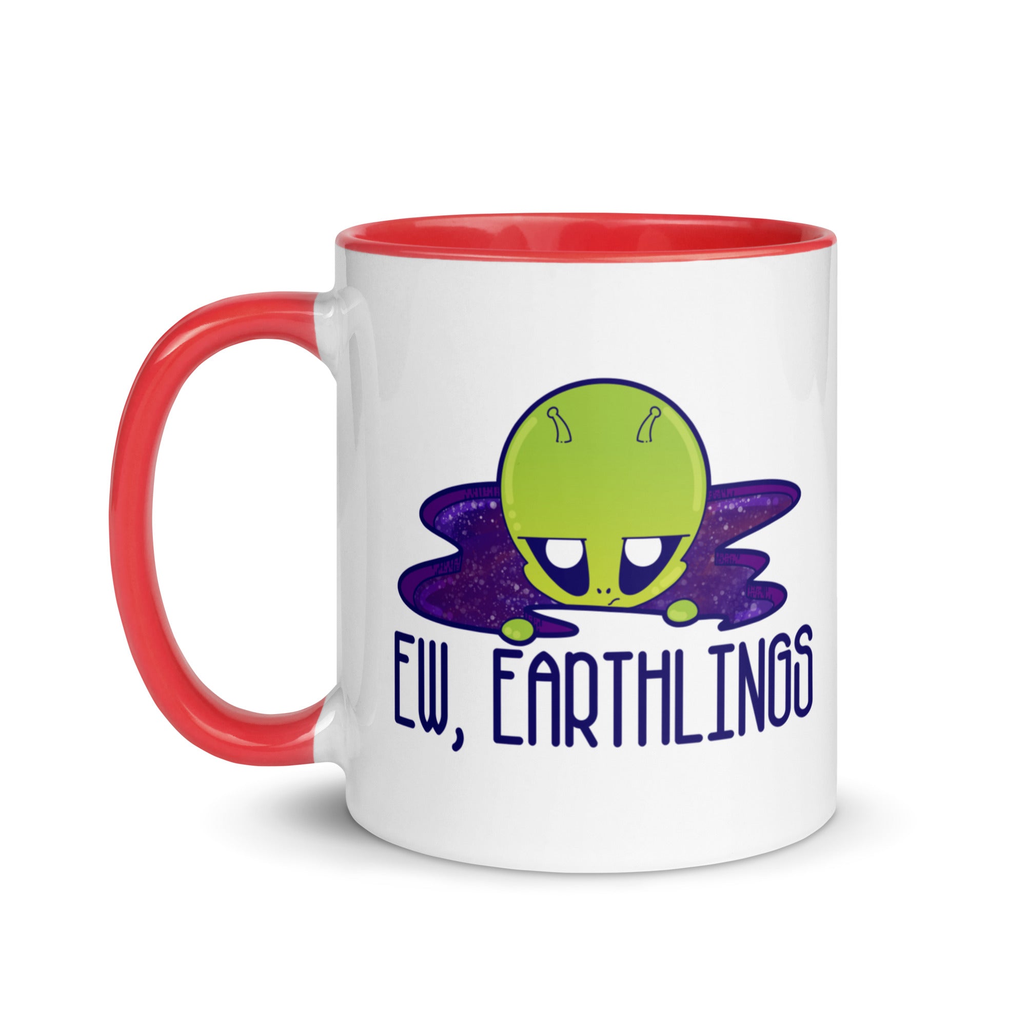 EW EARTHLINGS - Mug with Color Inside - ChubbleGumLLC