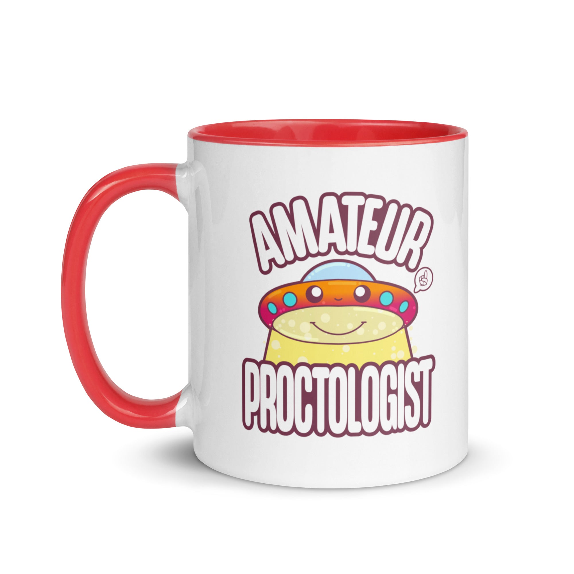 AMATEUR PROCTOLOGIST - Mug with Color Inside - ChubbleGumLLC