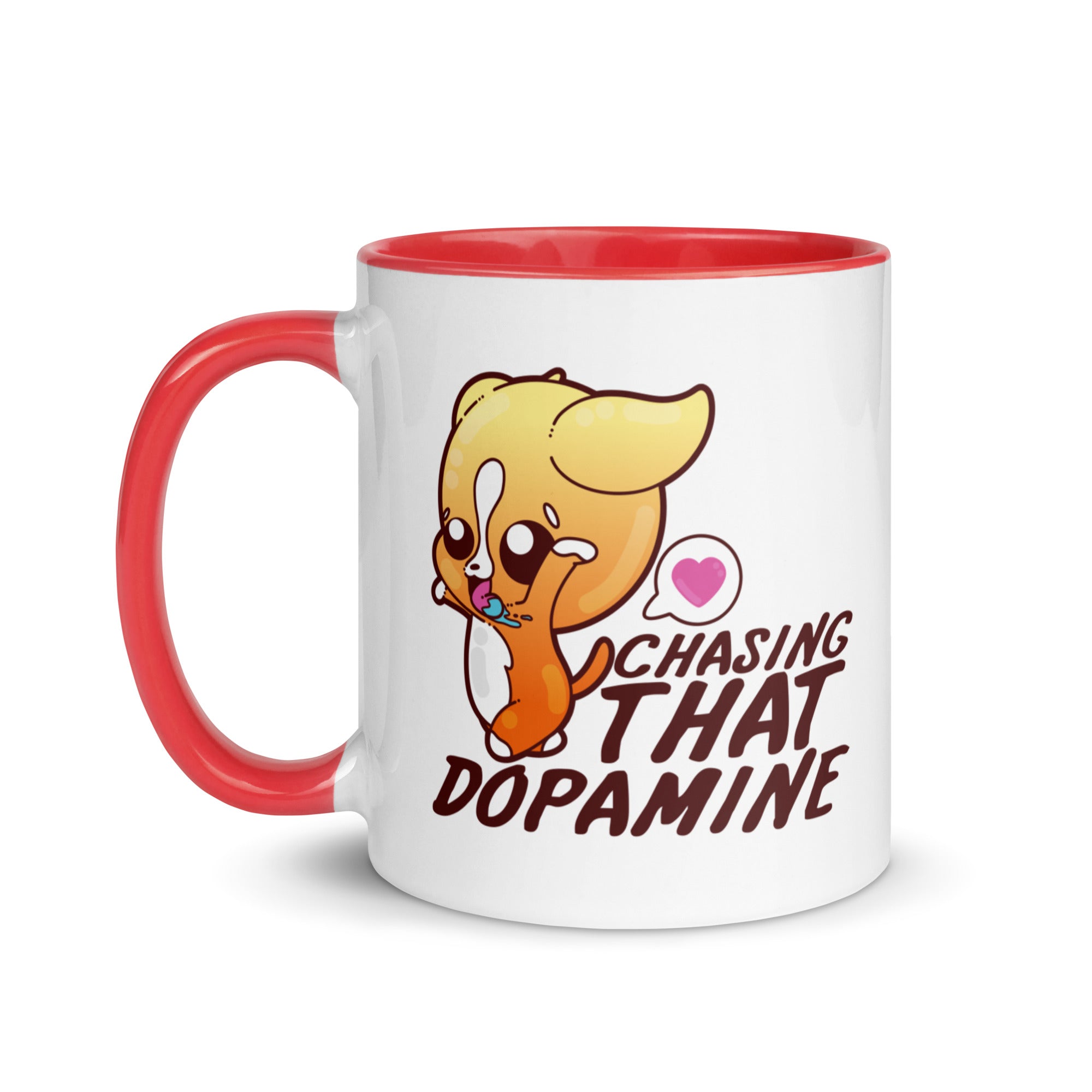 CHASING THAT DOPAMINE - Mug with Color Inside