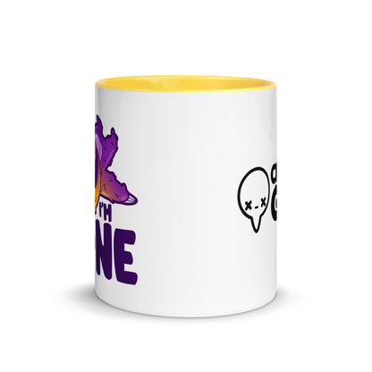 IM DONE - Mug With Color Inside - ChubbleGumLLC