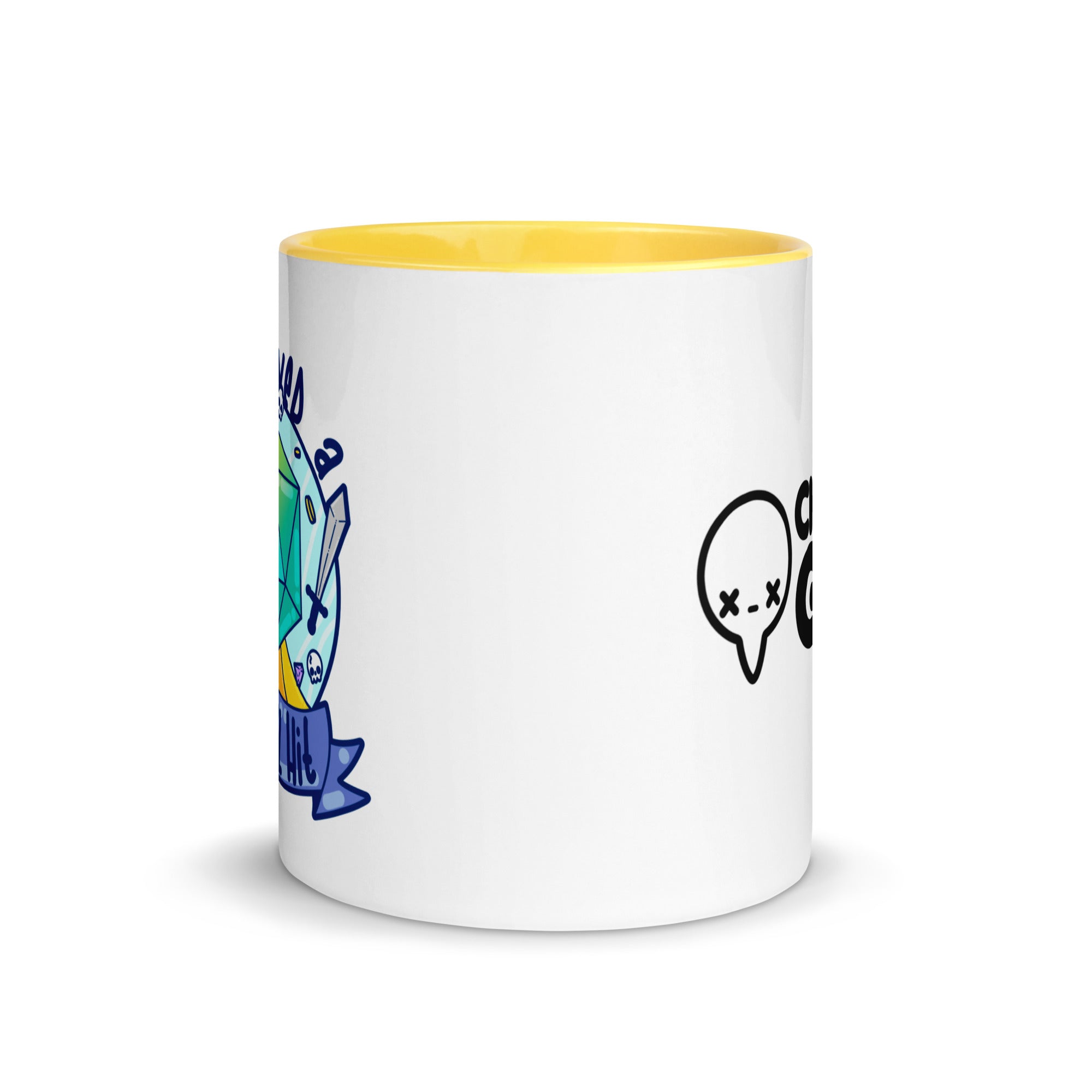 I SURVIVED A CRITICAL HIT - Mug With Color Inside - ChubbleGumLLC