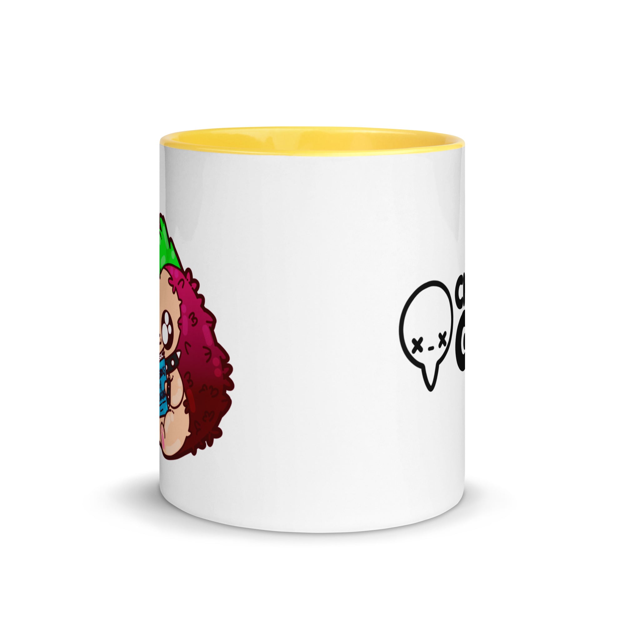 DONT JUDGE A BOOK - Mug with Color Inside - ChubbleGumLLC