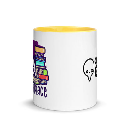 MY HAPPY PLACE - Mug with Color Inside - ChubbleGumLLC