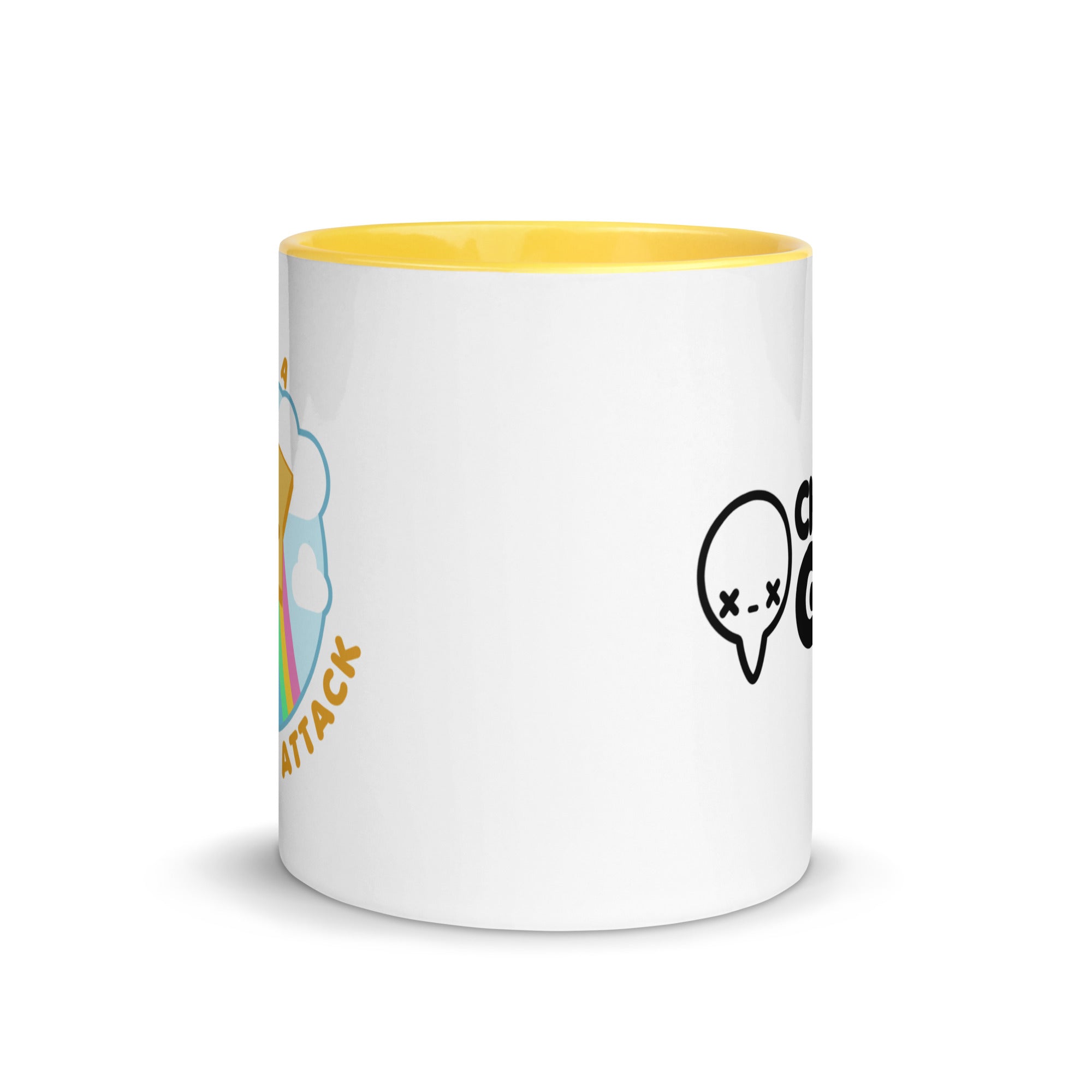 I SURVIVED A PANIC ATTACK - Mug with Color Inside - ChubbleGumLLC