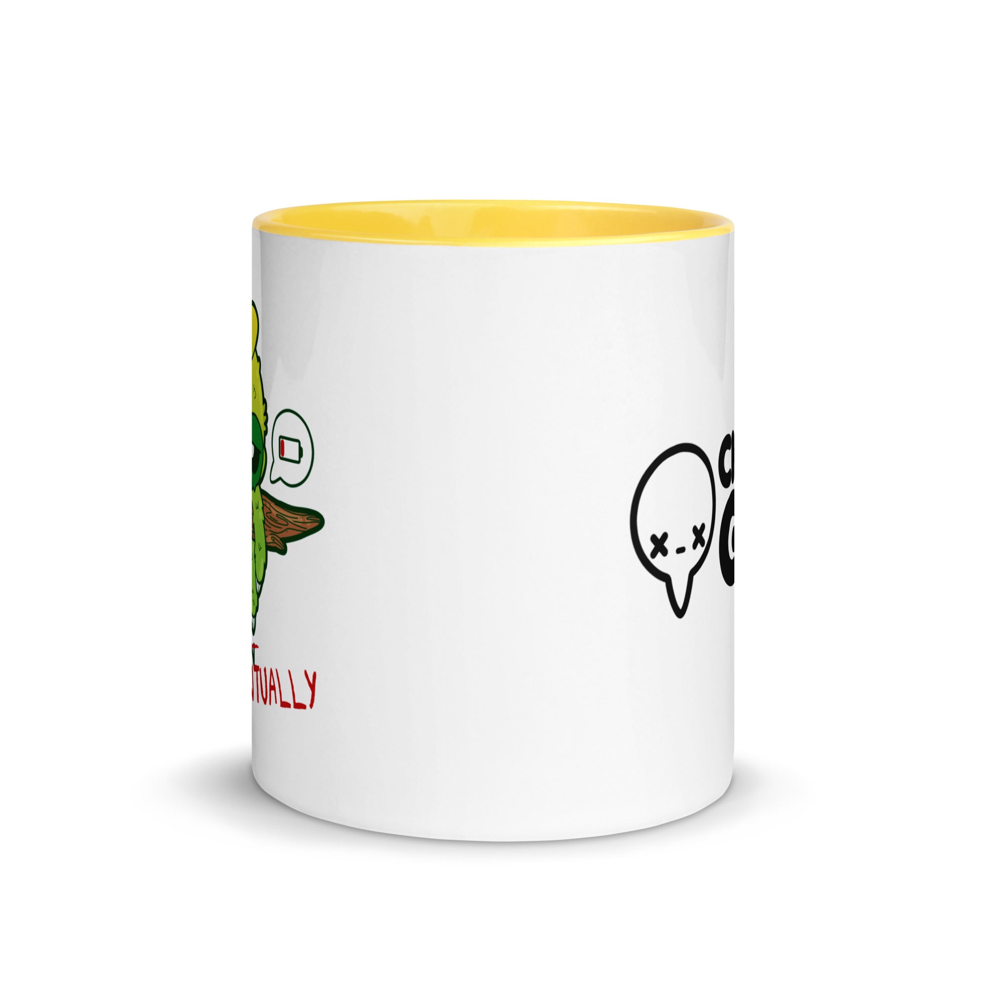 EVENTUALLY - Mug with Color Inside - ChubbleGumLLC