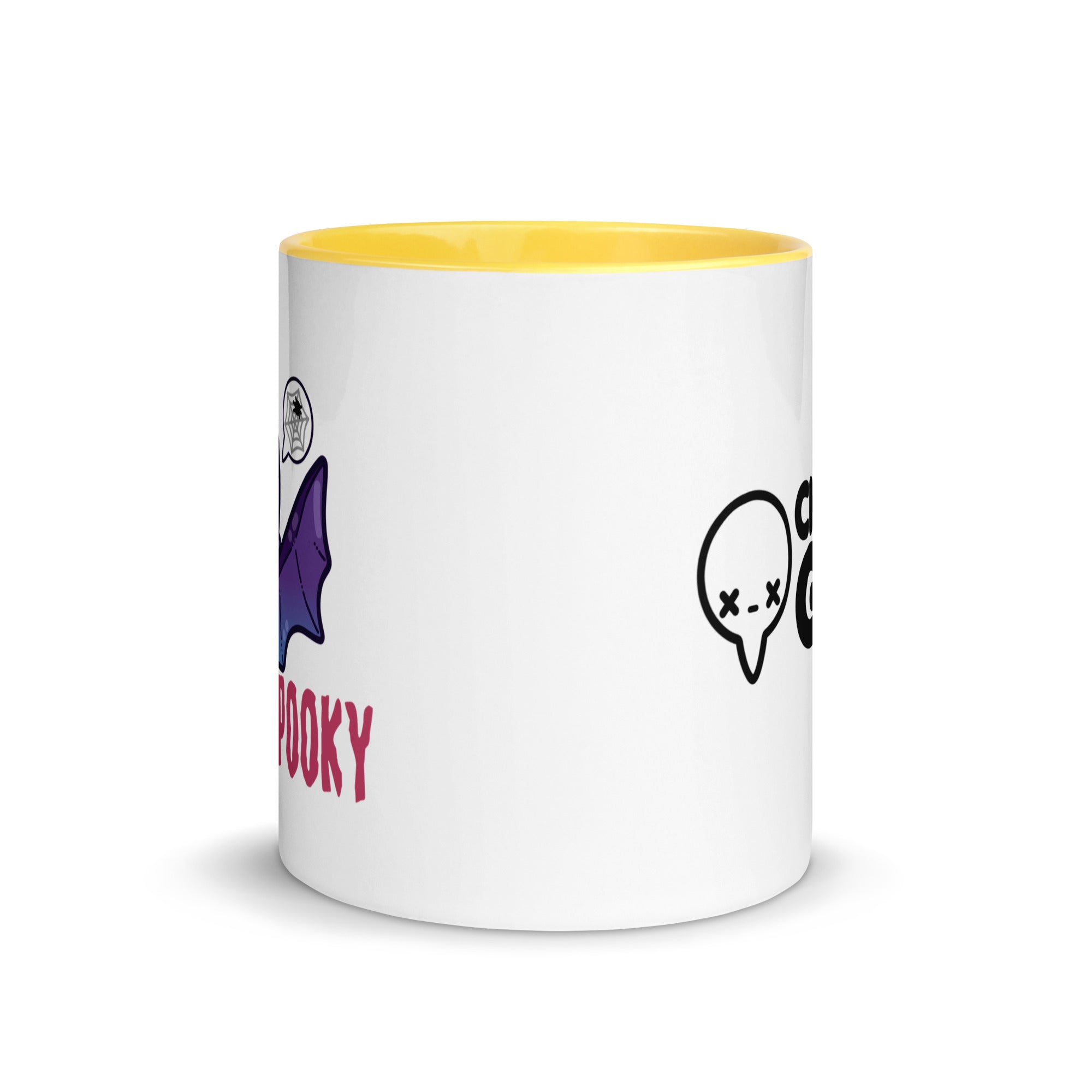 I AM SPOOKY YEAR ROUND - Mug with Color Inside - ChubbleGumLLC