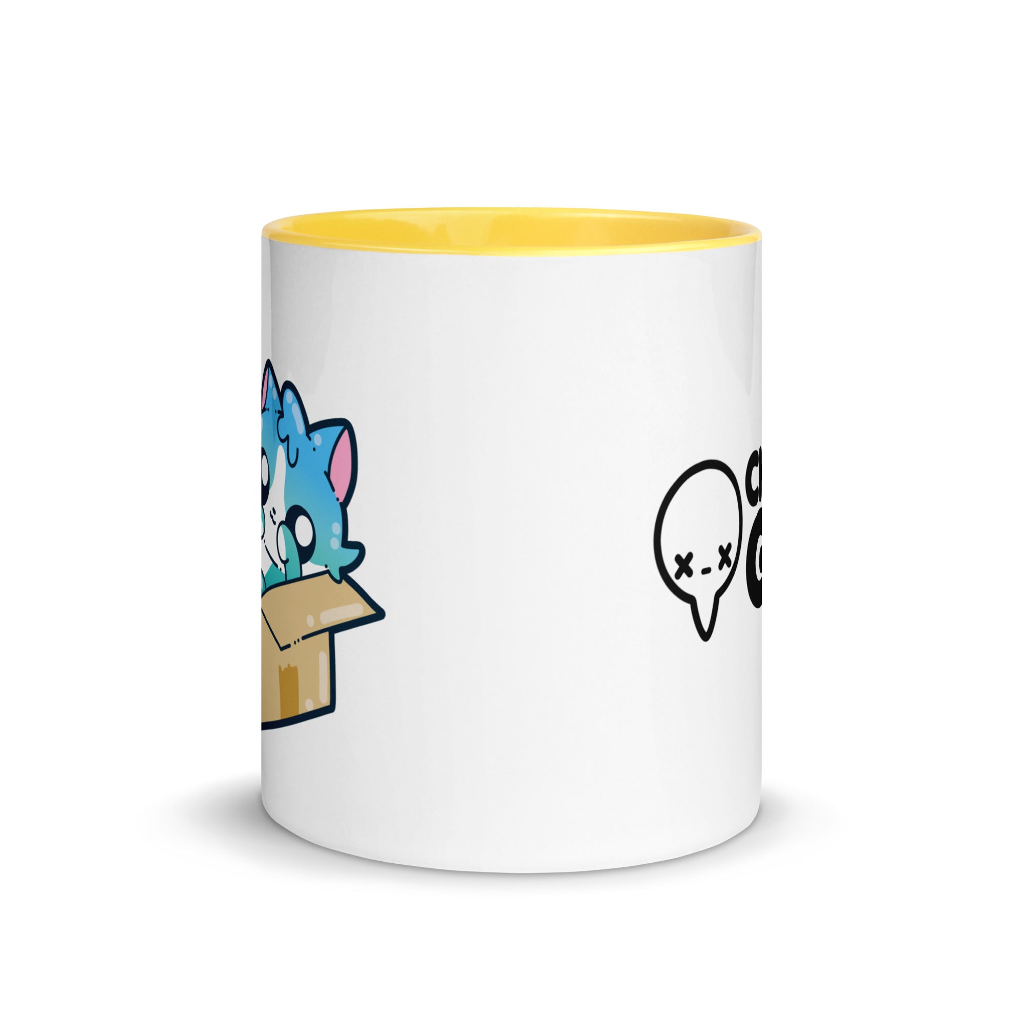 FLUFFING ADORABLE - Mug with Color Inside - ChubbleGumLLC