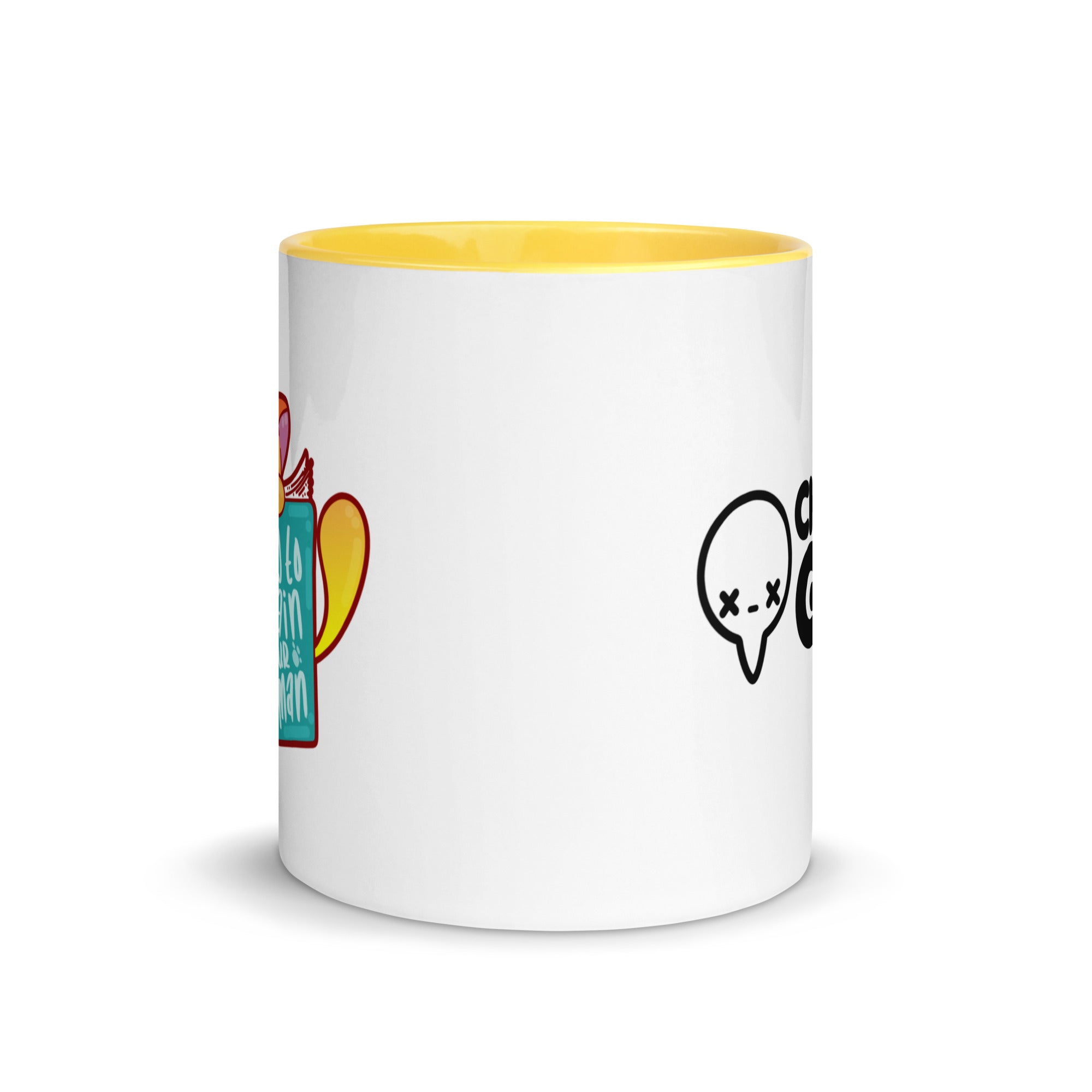 HOW TO TRAIN YOUR HUMAN - Mug with Color Inside - ChubbleGumLLC