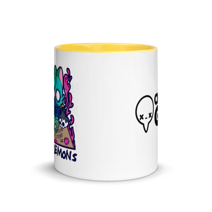 LETS SUMMON DEMONS - Mug with Color Inside