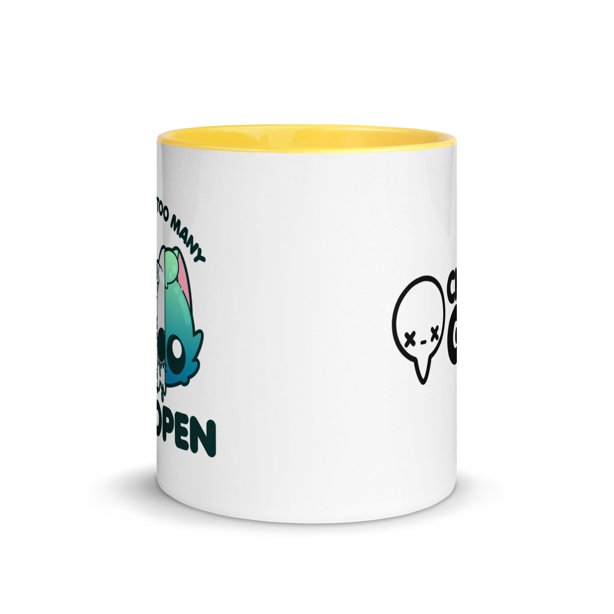 TOO MANY TABS - Mug with Color Inside