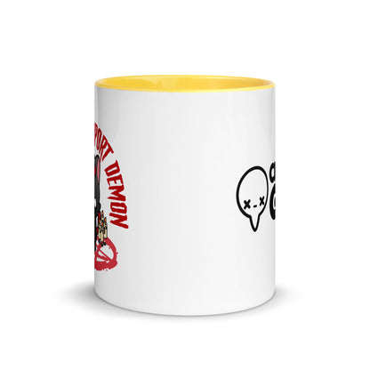 EMOTIONAL SUPPORT DEMON - Mug with Color Inside