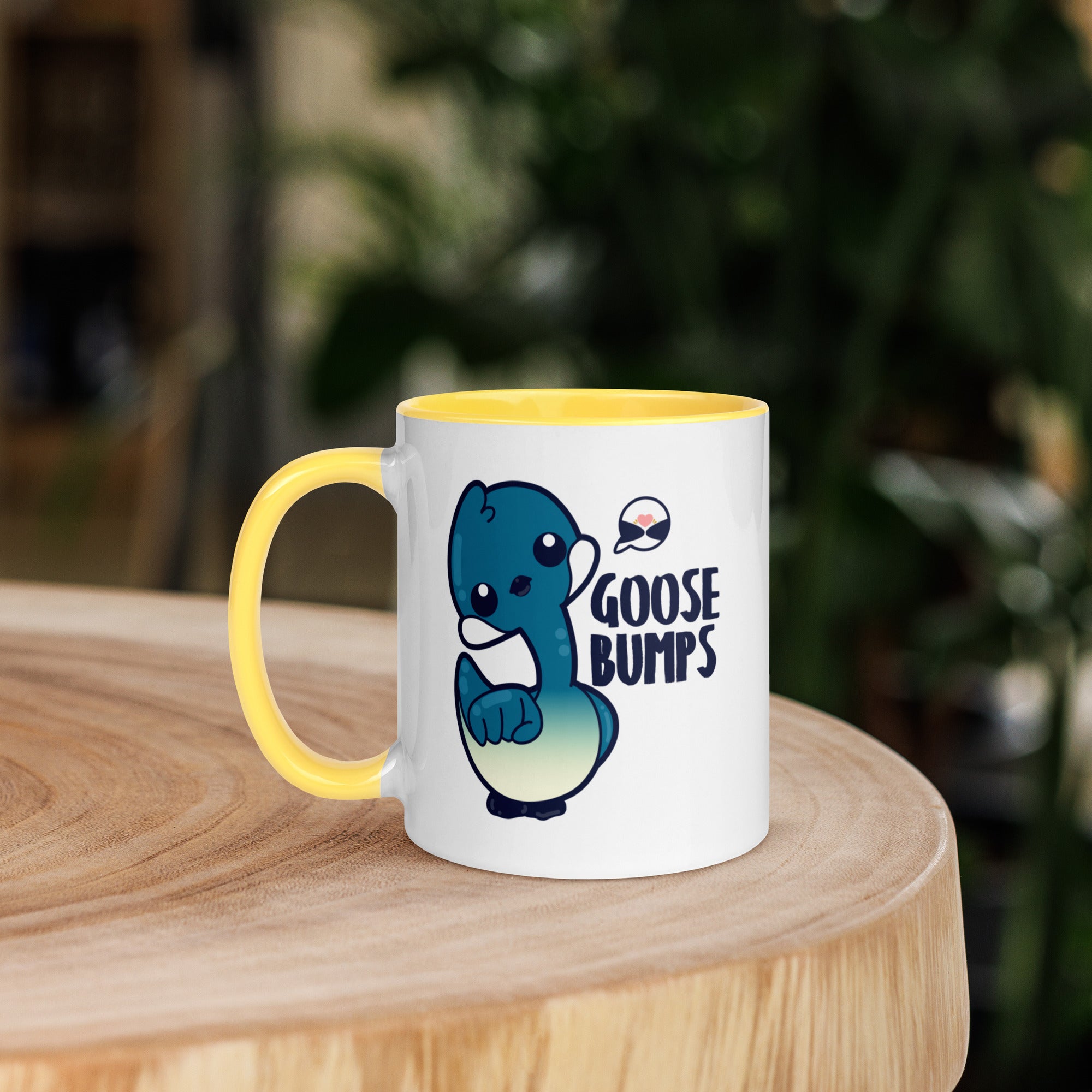 GOOSE BUMPS - Mug with Color Inside - ChubbleGumLLC