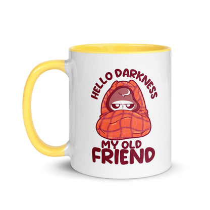 HELLO DARKNESS - Mug With Color Inside - ChubbleGumLLC