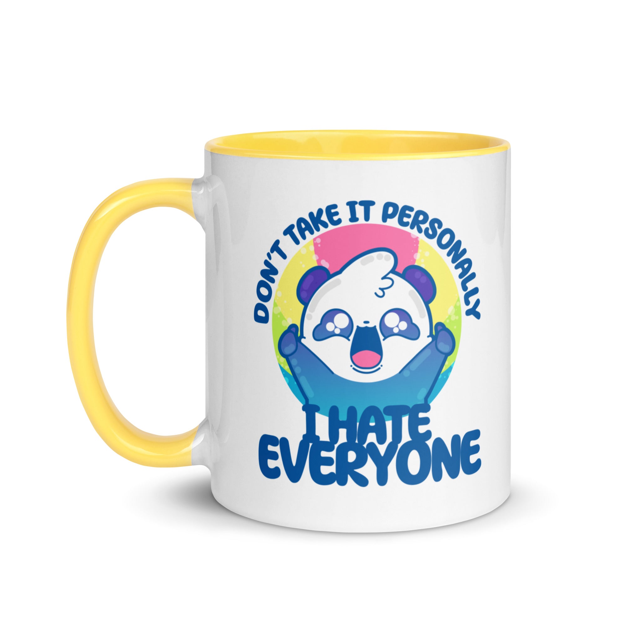 DONT TAKE IT PERSONALLY - Mug With Color Inside - ChubbleGumLLC