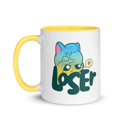 LOSER - Mug With Color Inside - ChubbleGumLLC