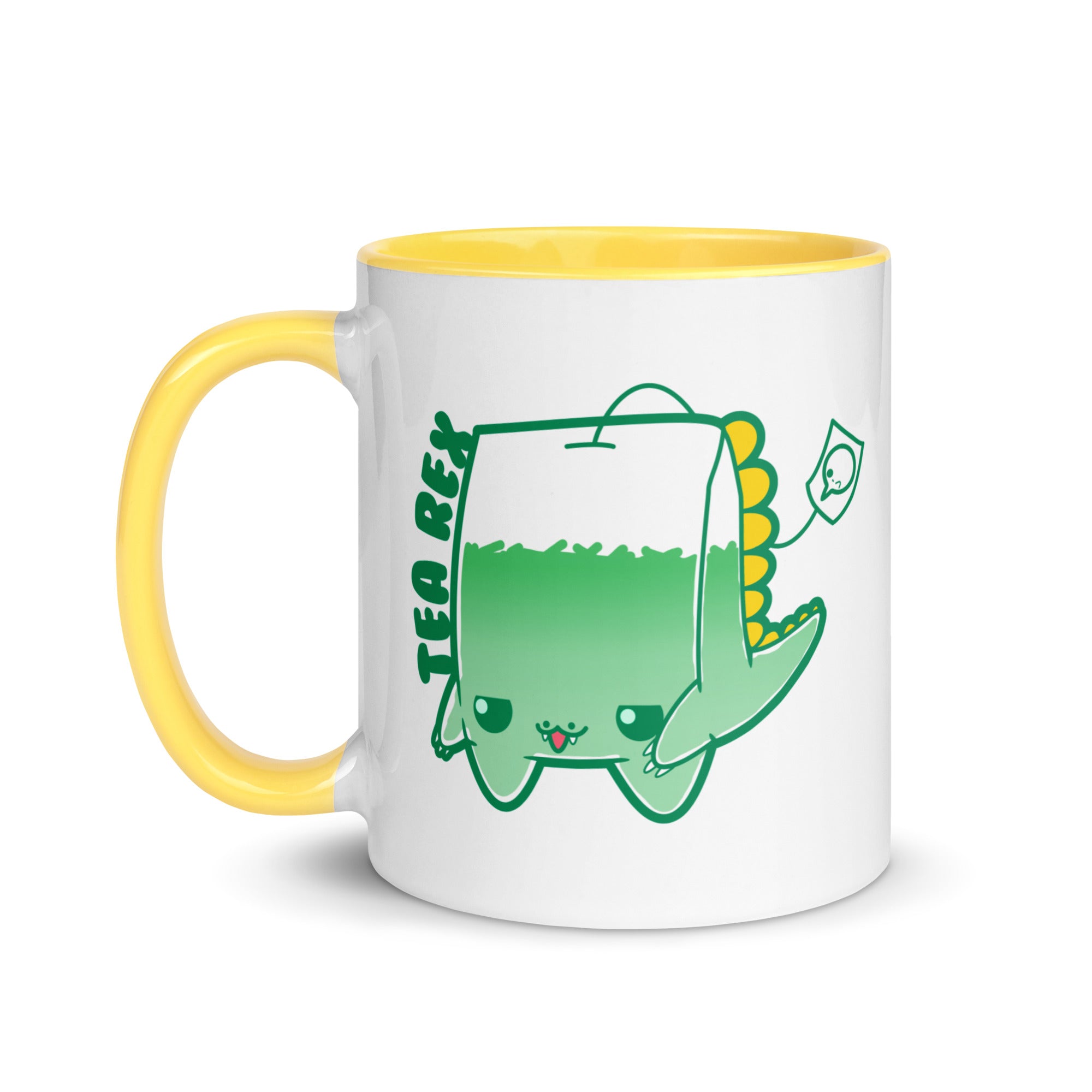 TEA REX - Mug with Color Inside - ChubbleGumLLC