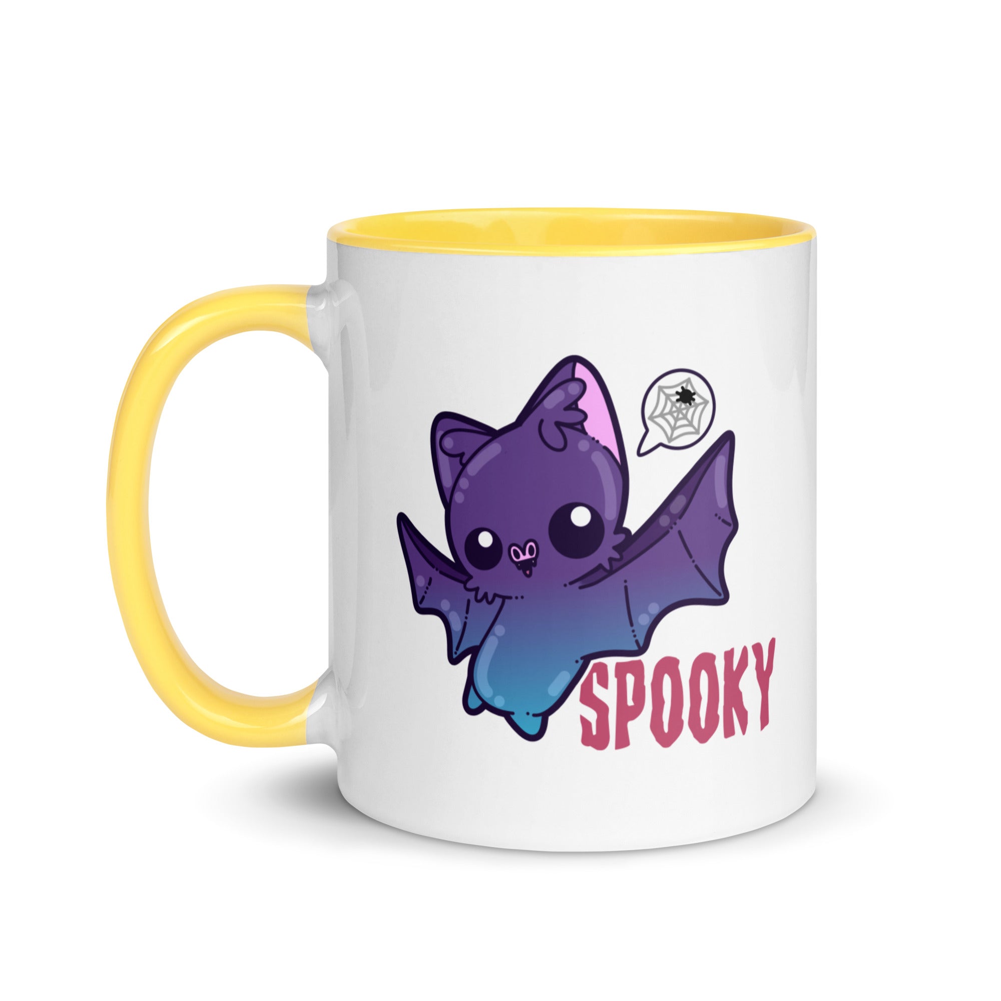 I AM SPOOKY YEAR ROUND - Mug with Color Inside - ChubbleGumLLC