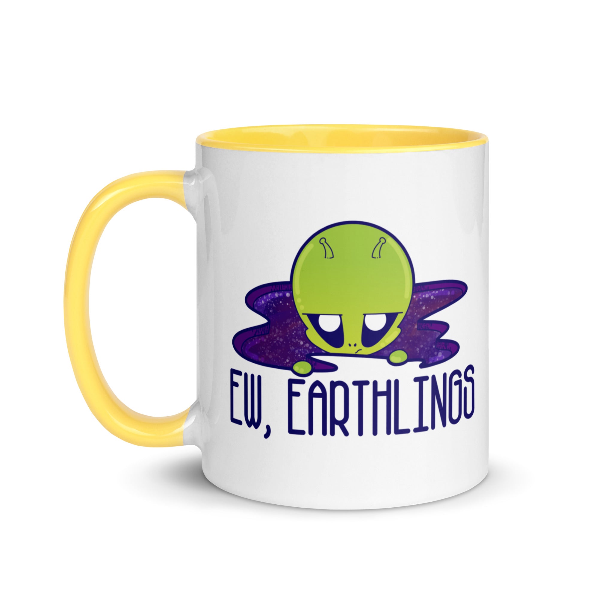 EW EARTHLINGS - Mug with Color Inside - ChubbleGumLLC