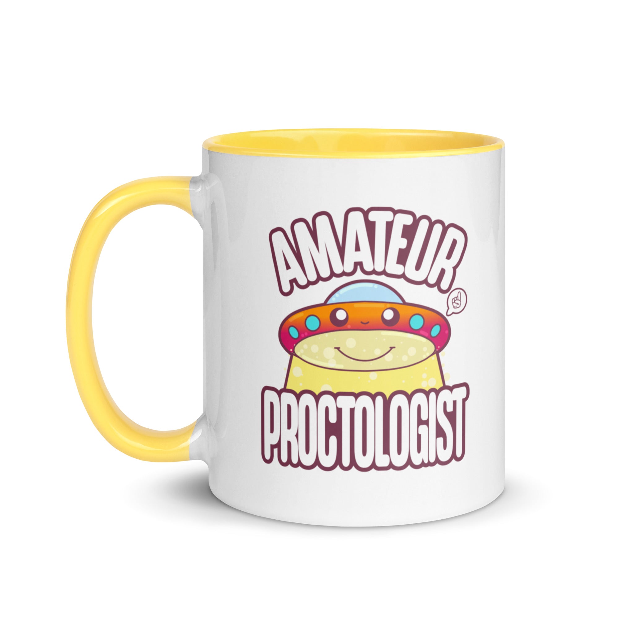 AMATEUR PROCTOLOGIST - Mug with Color Inside - ChubbleGumLLC