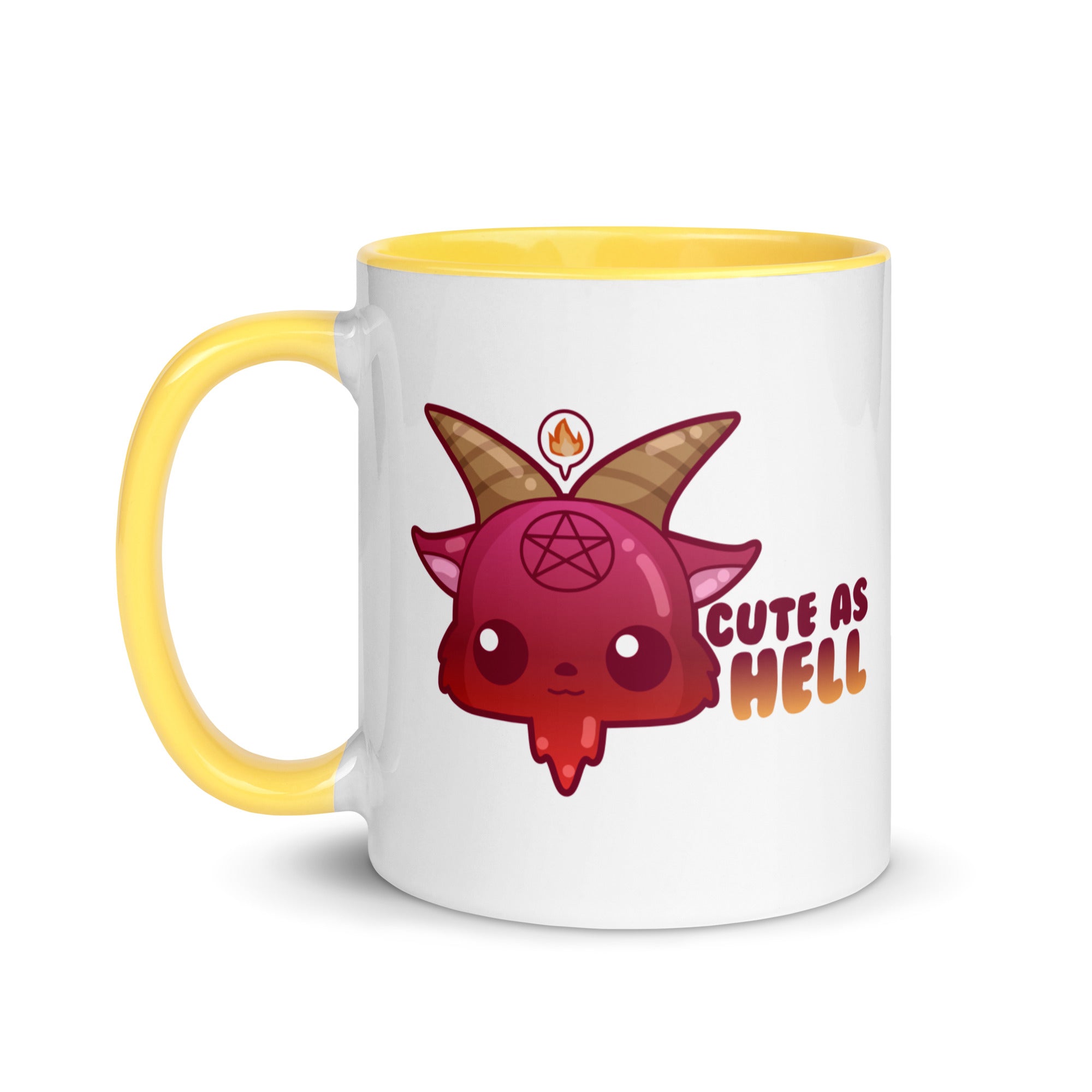 CUTE AS HELL - Mug with Color Inside