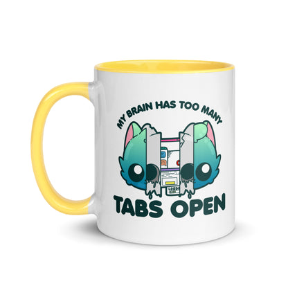 TOO MANY TABS - Mug with Color Inside