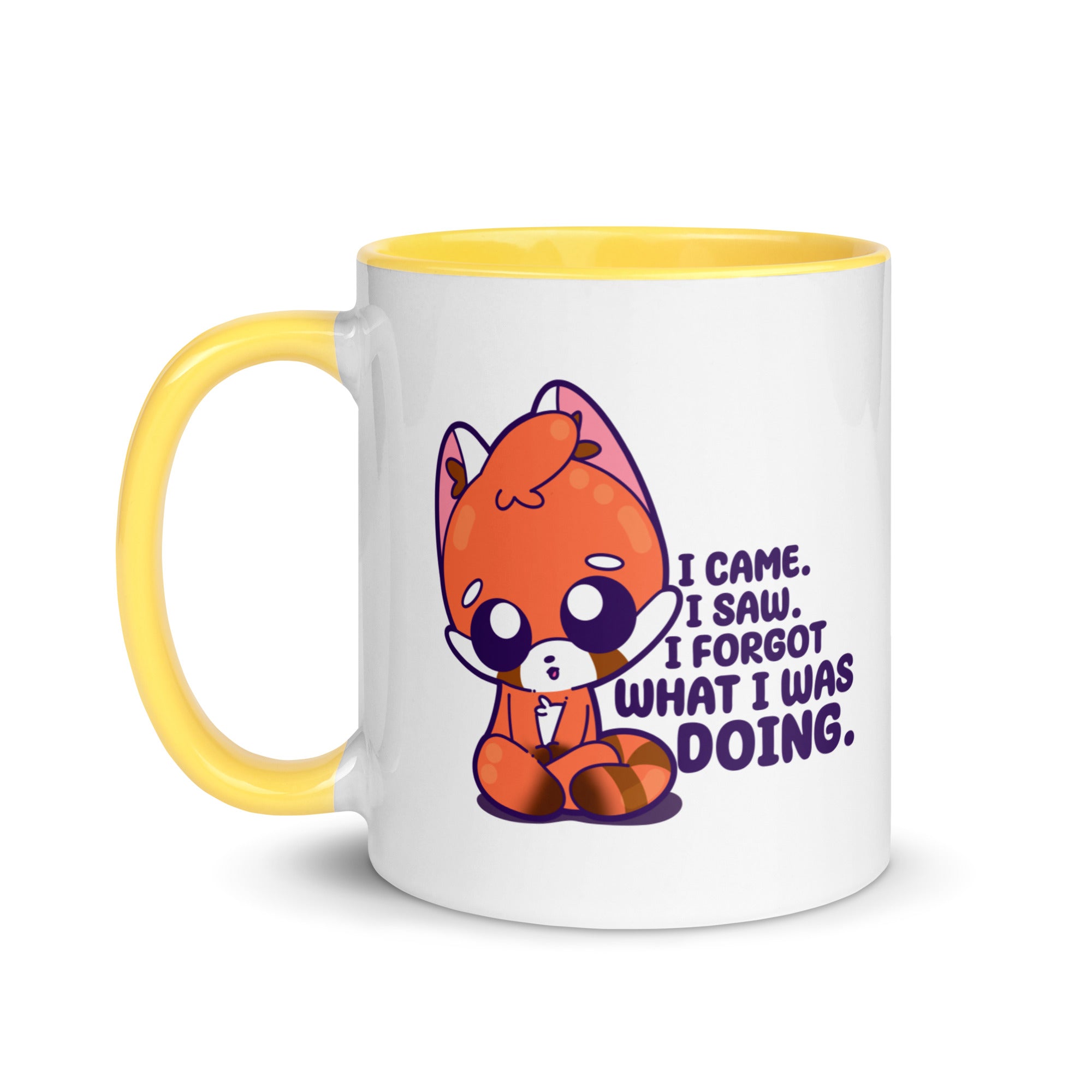 I CAME I SAW I FORGOT - Mug with Color Inside