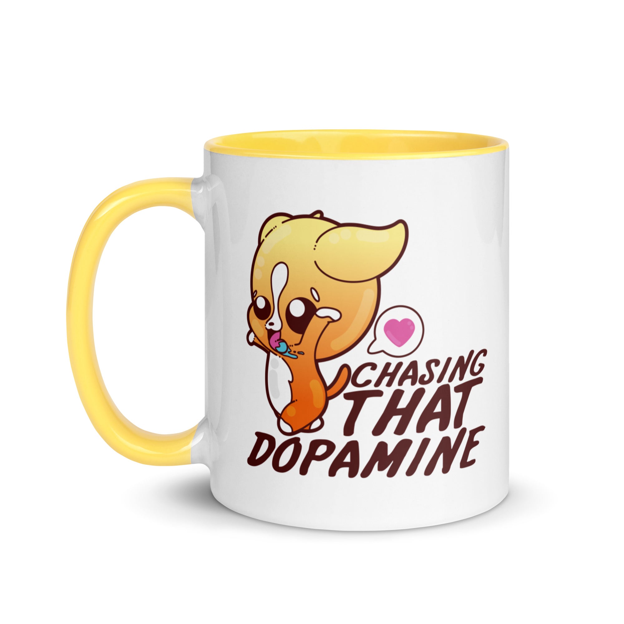 CHASING THAT DOPAMINE - Mug with Color Inside