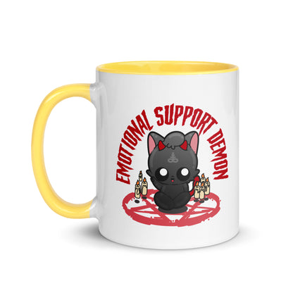 EMOTIONAL SUPPORT DEMON - Mug with Color Inside