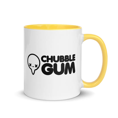 JUST GET HAPPY STUPID - Mug With Color Inside - ChubbleGumLLC