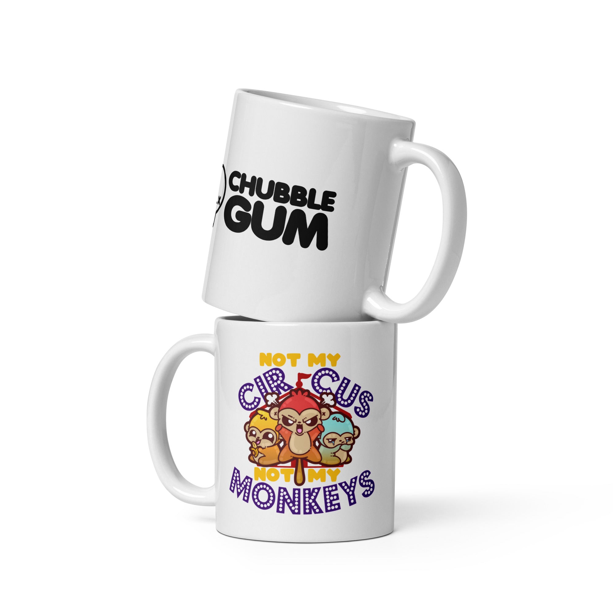 White glossy mug - ChubbleGumLLC