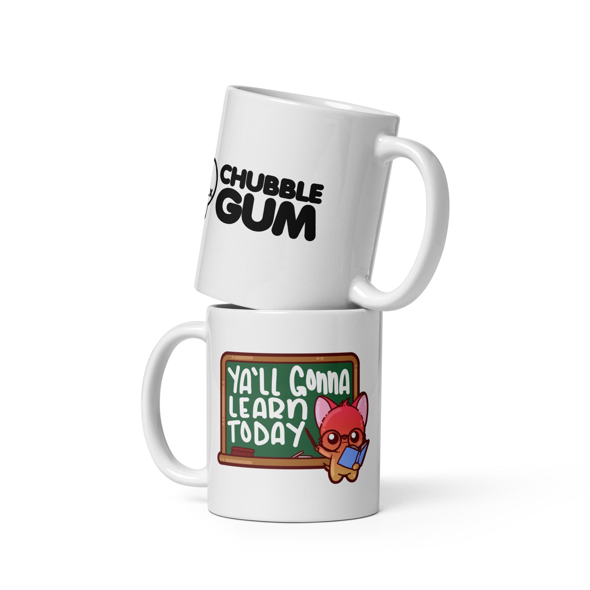 White glossy mug - ChubbleGumLLC