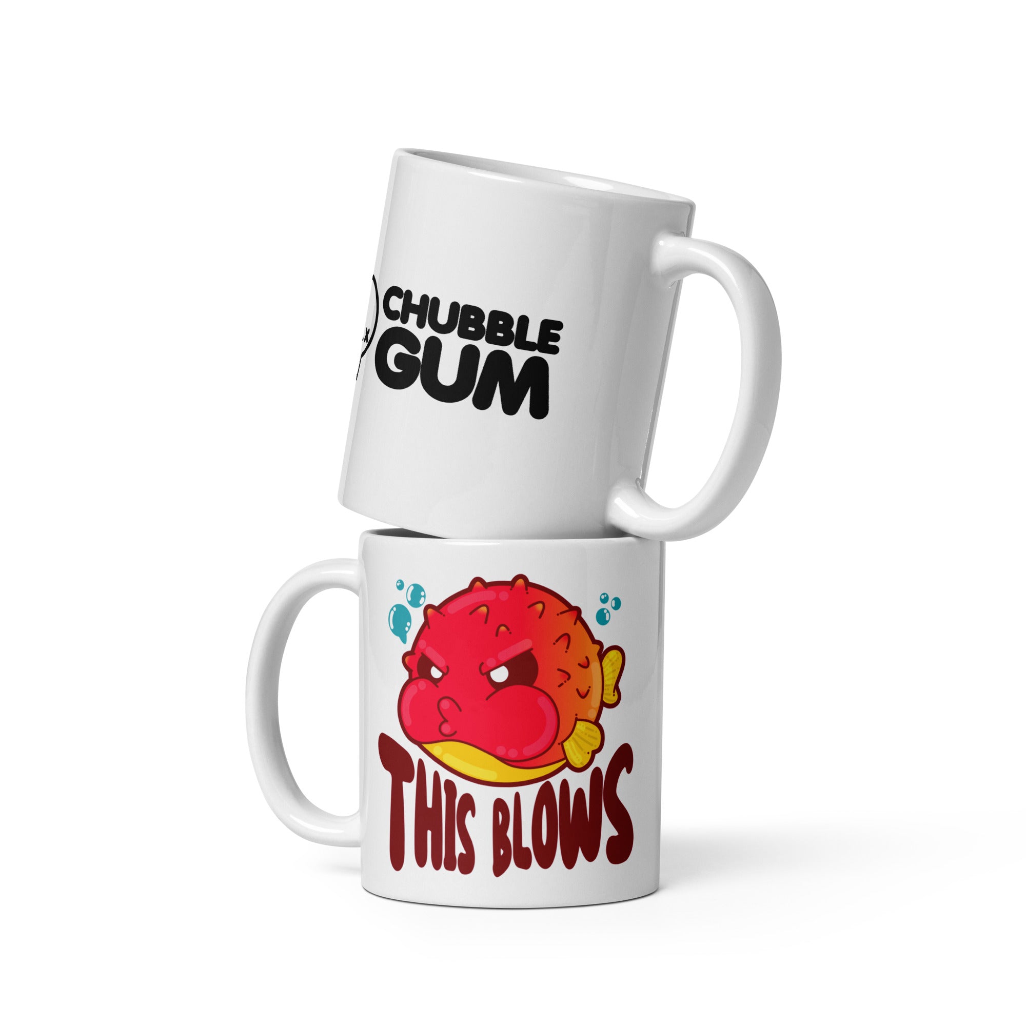 White glossy mug - ChubbleGumLLC