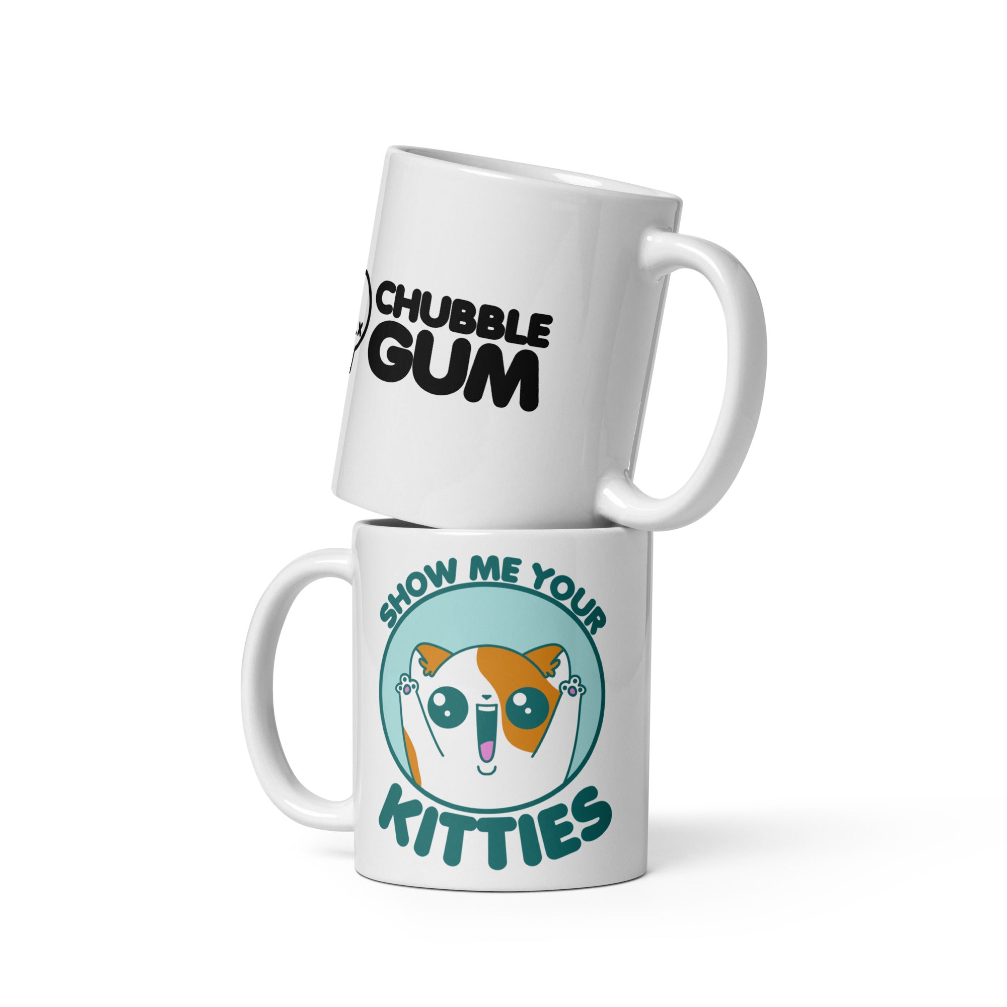 White glossy mug - ChubbleGumLLC