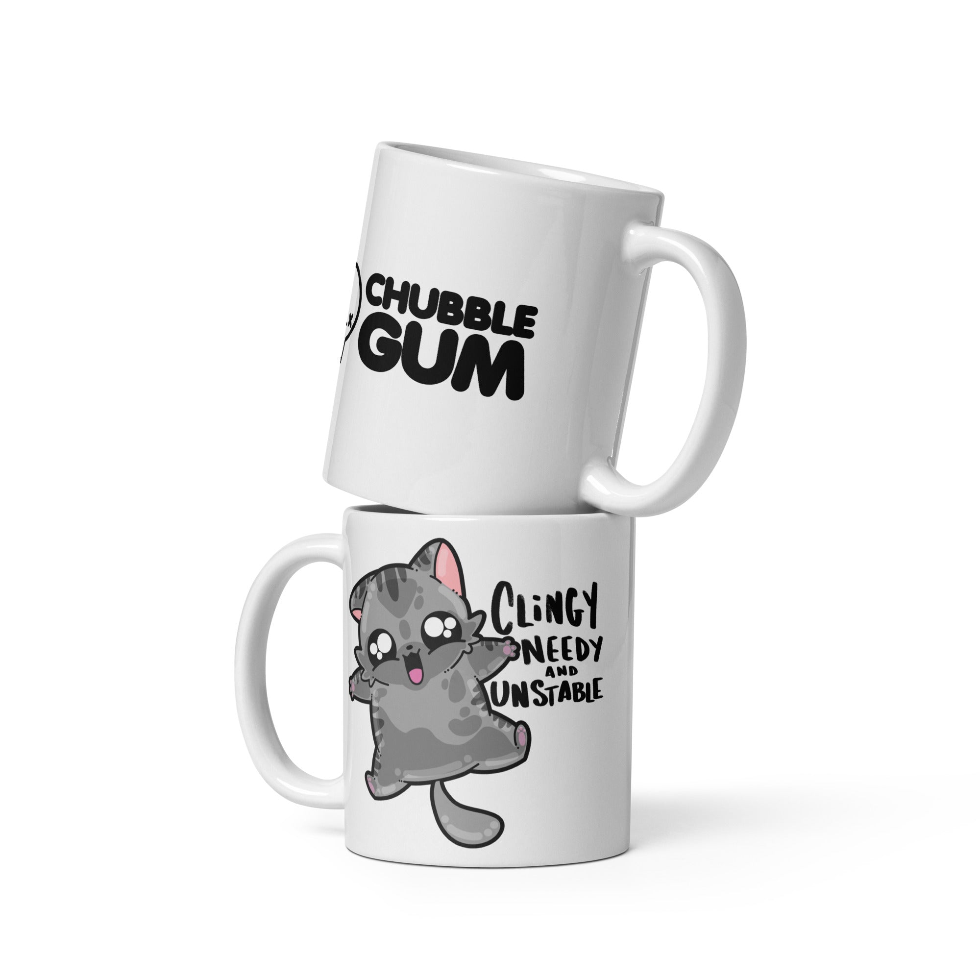 White glossy mug - ChubbleGumLLC